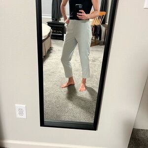 J. Crew Cropped Pants in Light Grey